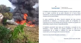 Accidente aéreo de un avión Hércules C-130 en Puerto Leguízamo, Putumayo.