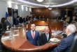Embajador Cabrera y directivos de la CCIYAP en reunión de trabajo sobre la economía de Panamá.