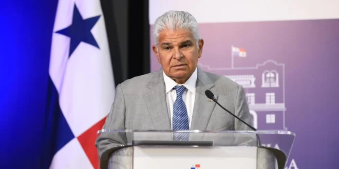Presidente Mulino anunciando su participación en la cumbre ‘Escudo de las Américas’