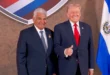 Saludo entre Donald Trump y José Raúl Mulino en la cumbre Escudo de las Américas en Miami