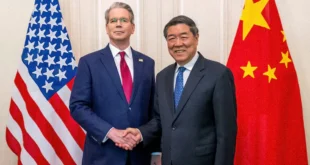 Representantes de las delegaciones comerciales de Estados Unidos y China