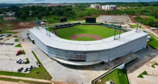 Vista panorámica del Estadio Mariano Rivera en La Chorrera, Panamá