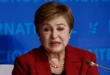 Kristalina Georgieva, directora del FMI, analizando riesgos económicos globales