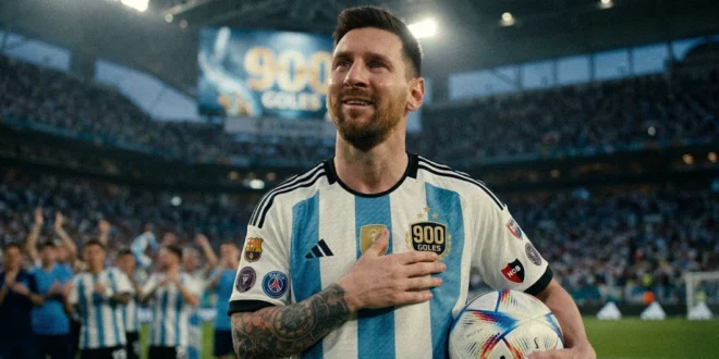 Lionel Messi alcanza los 900 goles en su carrera profesional