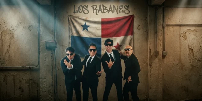 Integrantes de Los Rabanes celebrando su éxito musical