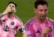 Lionel Messi celebrando un gol con el Inter Miami en el Clásico del Sol.