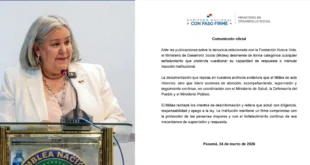 Respuesta institucional del Mides ante el caso de la Fundación Nueva Vida