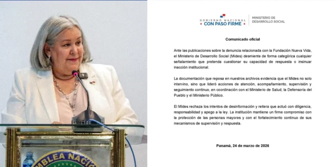 Respuesta institucional del Mides ante el caso de la Fundación Nueva Vida