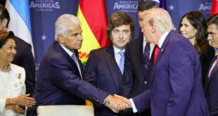 Presidente Mulino y líderes regionales en la firma del acuerdo Escudo de las Américas en Miami