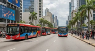 Autobuses de transporte público en Panamá