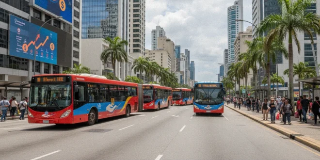 Autobuses de transporte público en Panamá
