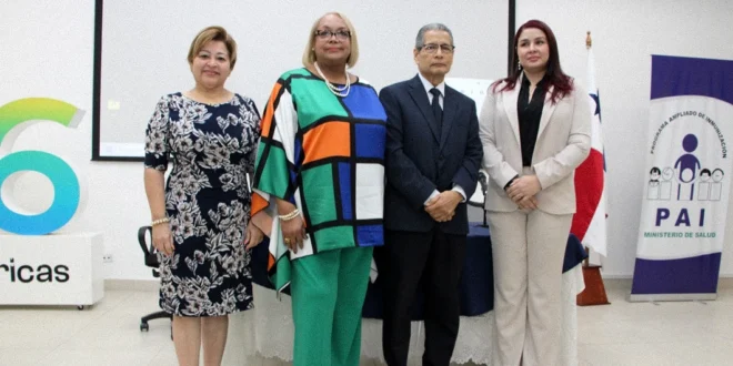 Personal de salud panameño en jornada de capacitación sobre esquemas de vacunación y prevención de brotes