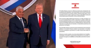 Respaldo del Partido Alianza a la gestión internacional de José Raúl Mulino