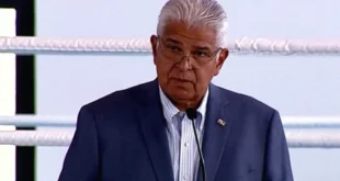 Presidente Mulino durante conferencia de prensa sobre temas de Estado y economía nacional