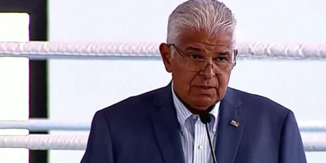 Presidente José Raúl Mulino hablando sobre el apoyo a la selección de Panamá en el Mundial 2026