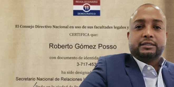 Roberto Gomez Posso, nuevo Secretario de Relaciones Internacionales del PRD