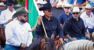 Alberto Jurado en un evento público en Chiriquí