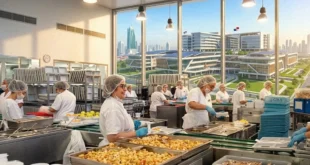 Cocina moderna de alta tecnología en la Ciudad de la Salud de Panamá