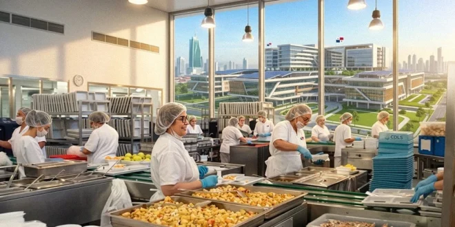 Cocina moderna de alta tecnología en la Ciudad de la Salud de Panamá