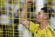 Cristiano Ronaldo celebrando un doblete con el Al Nassr en la liga saudí