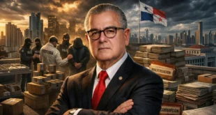 Ilustración de Anel Bolo Flores, Contralor de la República de Panamá