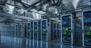 Centro de datos de Google Cloud con infraestructura de inteligencia artificial