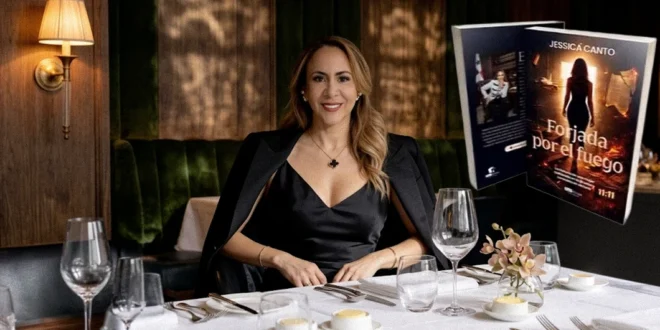 Escritora y abogada Jessica Canto y su libro Forjada por el fuego
