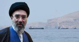 Khamenei durante una declaración oficial sobre la soberanía iraní en el Golfo Pérsico.