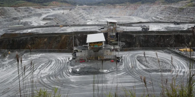 Instalaciones de la mina Cobre Panamá