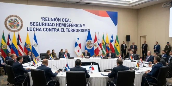 Representantes de la OEA en reunión de seguridad sobre terrorismo en Panamá