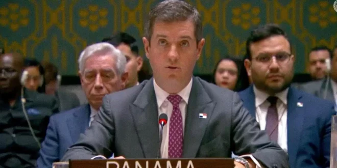 Viceministro de Relaciones Exteriores de Panamá en la sede de la ONU