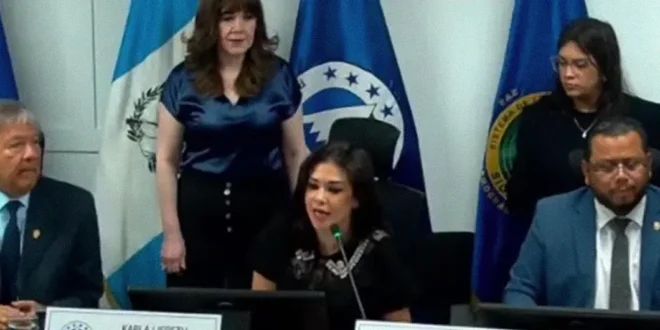 Sesión del Parlamento Centroamericano en Ciudad de Guatemala.