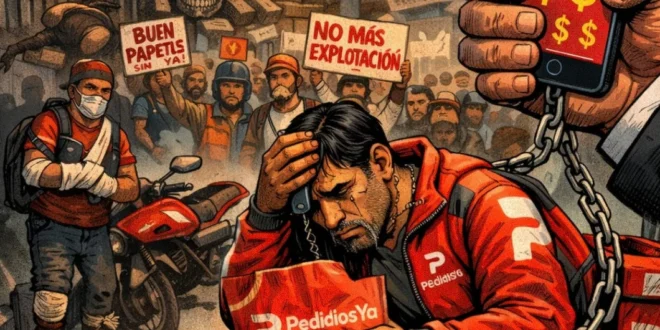 Condiciones laborales y explotación en la plataforma PedidosYa
