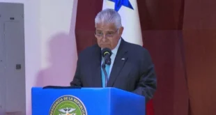 El presidente José Raúl Mulino durante su conferencia de prensa semanal