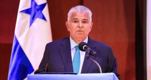 El presidente José Raúl Mulino durante su conferencia de prensa en Ciudad de las Artes