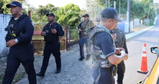 Agentes del Ministerio de Seguridad Pública realizando operativos de control territorial