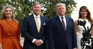 Los reyes Guillermo y Máxima junto al matrimonio Trump en la Casa Blanca