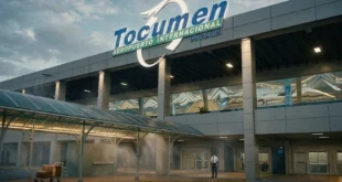 Terminal de pasajeros del Aeropuerto Internacional de Tocumen en Panamá