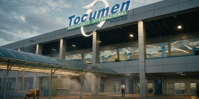 Terminal de pasajeros del Aeropuerto Internacional de Tocumen en Panamá