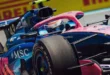Monoplaza Alpine A526 compitiendo en pista durante la temporada 2026 de Fórmula 1