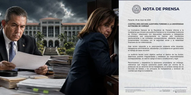Auditoría forense de la Contraloría a la UNACHI por irregularidades financieras