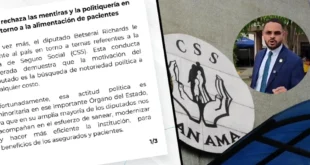 Desmentido institucional de la CSS sobre la calidad de la alimentación hospitalaria