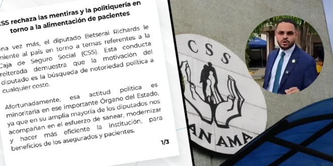 Desmentido institucional de la CSS sobre la calidad de la alimentación hospitalaria