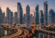 Rascacielos del centro financiero de la ciudad de Panamá que representan el Centro Bancario Internacional