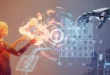 Representación conceptual de la interacción humana frente a la automatización de la Inteligencia Artificial
