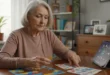 Persona mayor realizando ejercicios de estimulación mental para prevenir el Alzheimer.