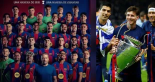 Reacción de Lionel Messi al título de LaLiga del FC Barcelona