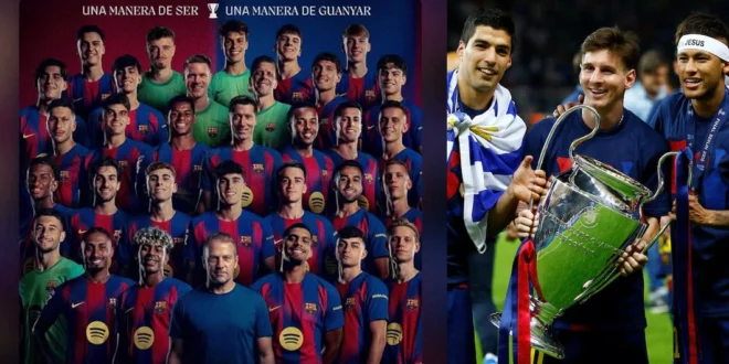 Reacción de Lionel Messi al título de LaLiga del FC Barcelona