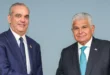 José Raúl Mulino y Luis Abinader durante su reunión bilateral en Panamá.