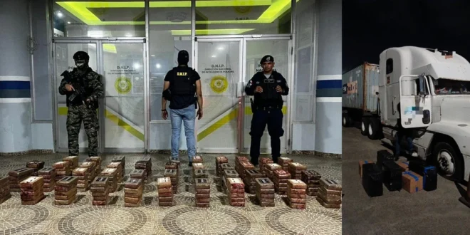 Decomiso de drogas por la Policía Nacional en Albrook